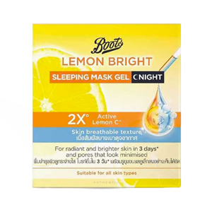 Boots Lemon Bright Sleeping Mask Gel Night Cream – 50ml