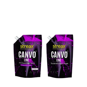 Streax Canvo Line Big Straightening Cream & Neutralizing Cream (Intense) – 1000g