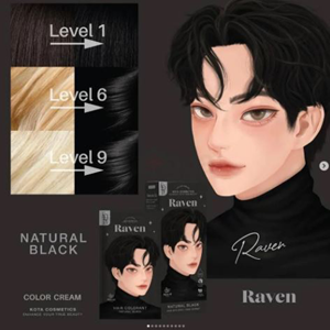 Kota Cosmetics Hair Color Cream Raven - (Natural Black)