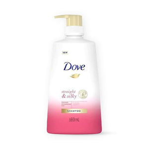 Dove Straight & Silky Shampoo (680ml)